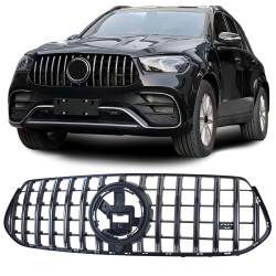 CALANDRE PANAMERICANA GT NOIR CHROME MERCEDES GLE 167 AMG 2018-2023 (06468)