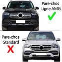 CALANDRE PANAMERICANA GT NOIR CHROME MERCEDES GLE 167 AMG 2018-2023 (06468)