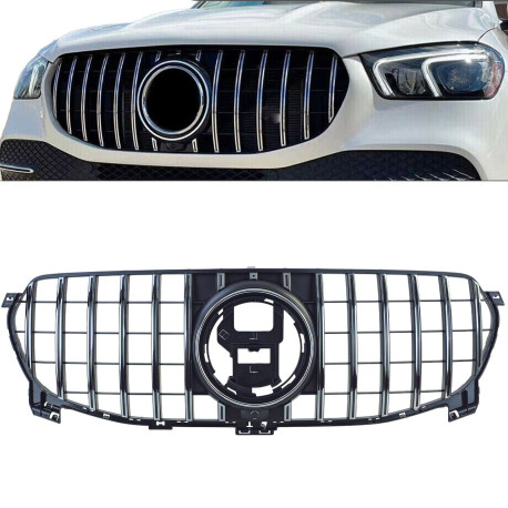 CALANDRE PANAMERICANA GT NOIR CHROME MERCEDES GLE 167 2018-2023 (06470)