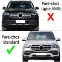 CALANDRE PANAMERICANA GT NOIR INTEGRAL MERCEDES GLE 167 2018-2023 (06471)