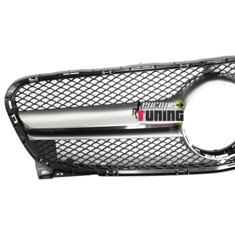 CALANDRE LIGNE AMG NOIR SILVER MERCEDES GLA X156 2013-2017 (06472)