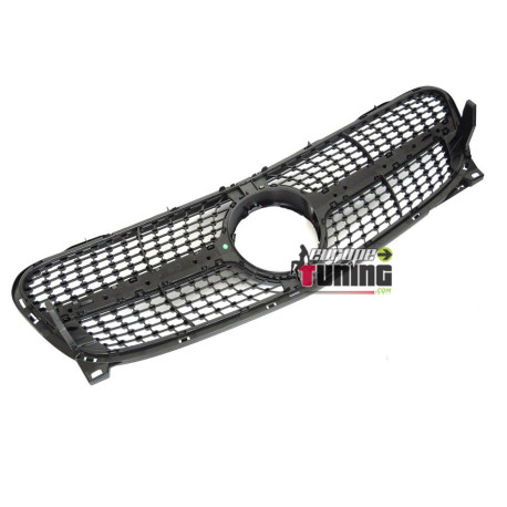 CALANDRE DIAMANT LIGNE AMG NOIR CHROME MERCEDES GLA X156 2013-2016 (06474)