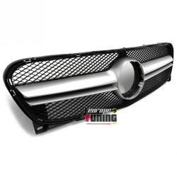 CALANDRE LIGNE AMG NOIR SILVER MERCEDES GLA X156 2013-2016 (06472)