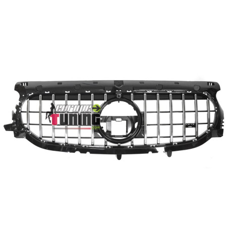 CALANDRE PANAMERICANA GT NOIR CHROME MERCEDES GLA H247 2019-2023 (06476)
