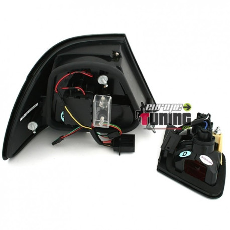 2 FEUX ROUGES NOIRS LED BAR BMW SERIE 3 E46 COUPE 1999-2003 (06480)