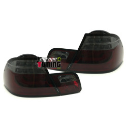 2 FEUX ROUGES NOIRS LED BAR BMW SERIE 3 E46 COUPE 1999-2003 (06480)