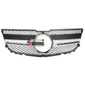 CALANDRE LIGNE AMG NOIR SILVER CHROME MERCEDES GLK 204 2012-2015 (06485)