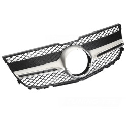 CALANDRE LIGNE AMG NOIR SILVER CHROME MERCEDES GLK 204 2012-2015 (06485)