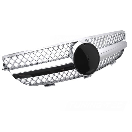 CALANDRE SPORT CHROME SPORT LIGNE SL MERCEDES CLK 209 2002-2010 (06490)
