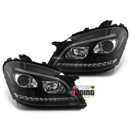 PHARES NOIRS FEUX CLIGNOTANTS LED DYNAMIQUES MERCEDES ML W164 2005-2008 PH1 (05352)