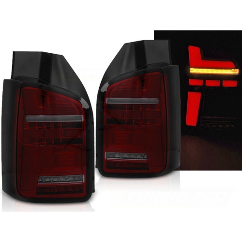 FEUX ROUGES NOIRS FULL LED ET DYNAMIQUES VW T6.1 2 PORTES 2019 - OEM AMPOULES (06495)