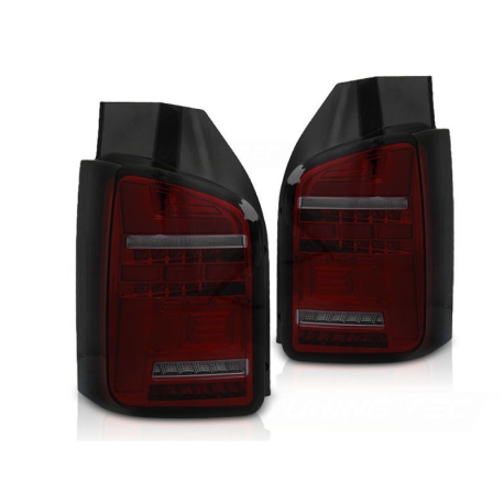 FEUX ROUGES NOIRS FULL LED ET DYNAMIQUES VW T6.1 2 PORTES 2019 - OEM AMPOULES (06495)