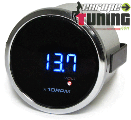 MANOMETRE DIGITAL PRO 52mm COMPTE TOURS (02763)