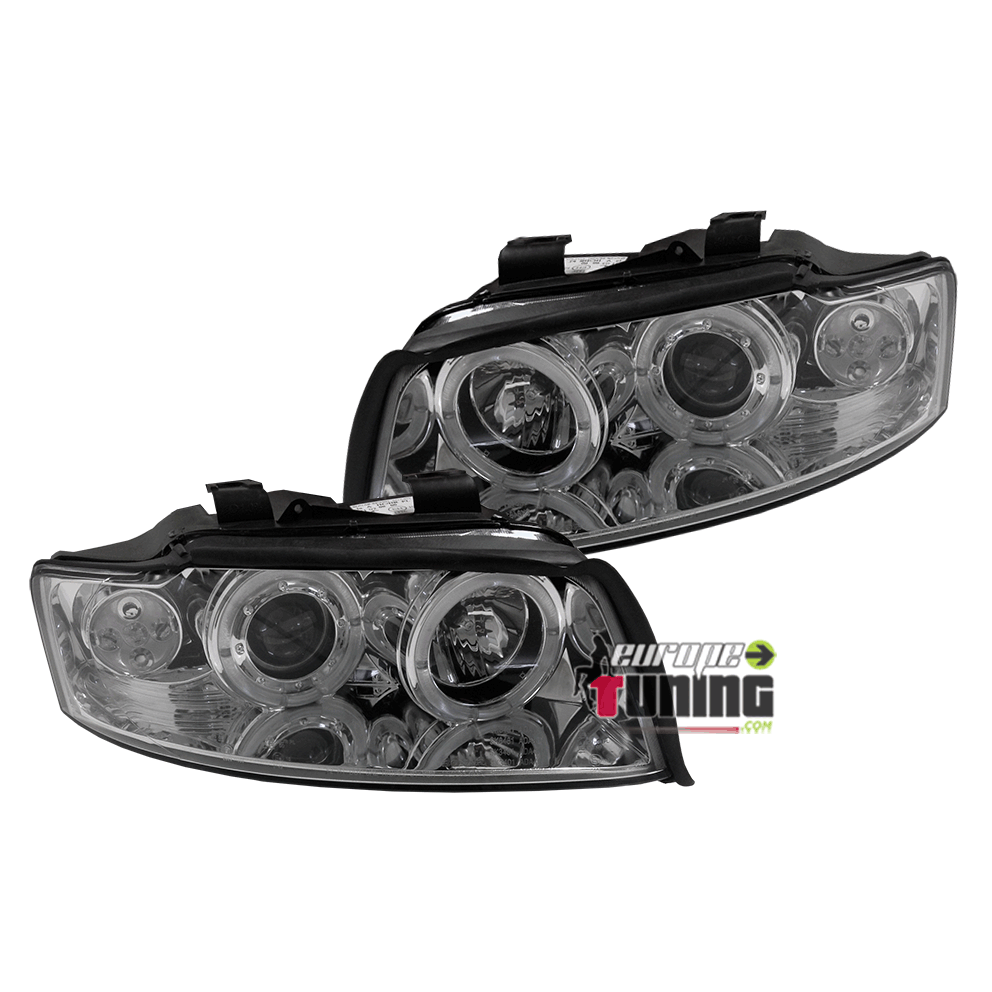 PHARES ANGEL EYES AUDI A4 CHROM 8E ap 2001 (11863)