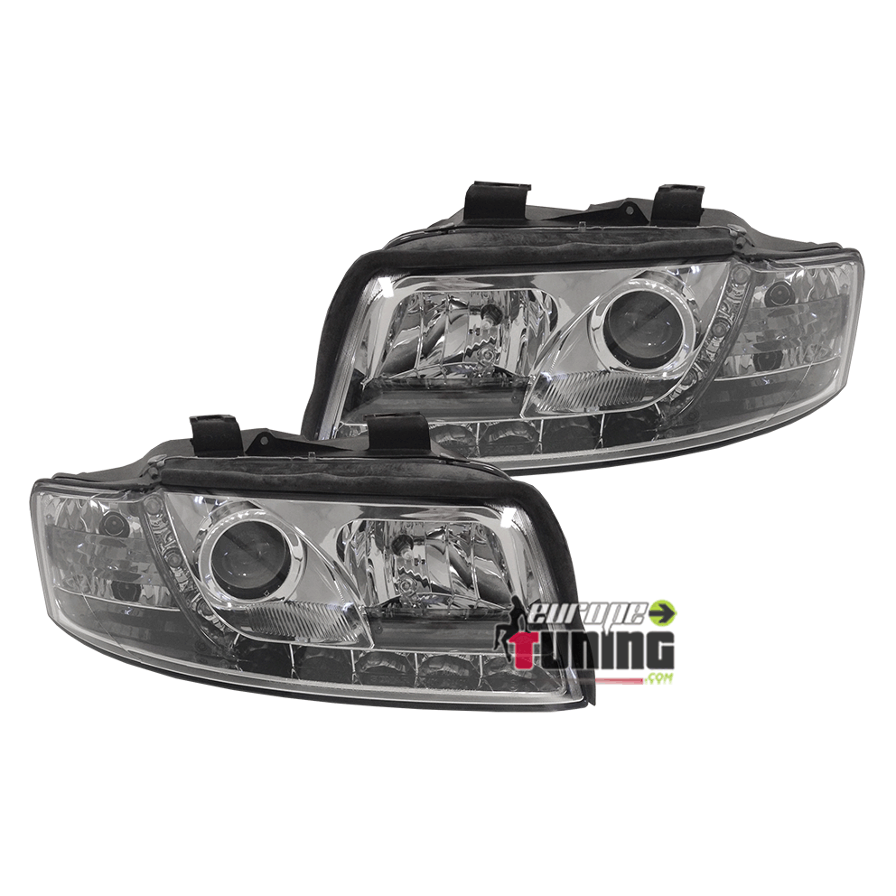 PHARES DEVIL EYES AUDI A4 CHROM 8E ap 2001 (00392)