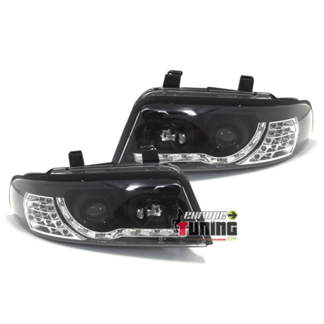 PHARES DEVIL EYES TUNING NOIRS AUDI A4 PH2 99-2001 (02163)