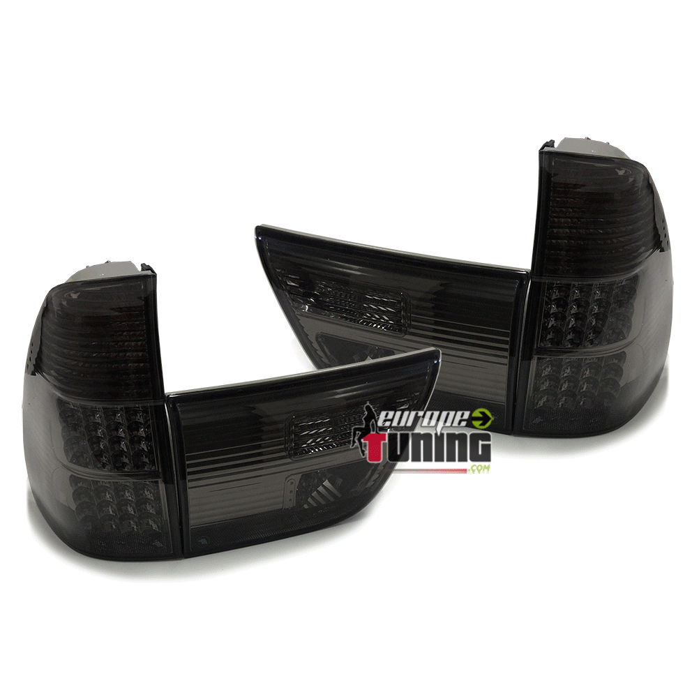 FEUX TUNING NOIRS A LED POUR BMW X5 (00459)