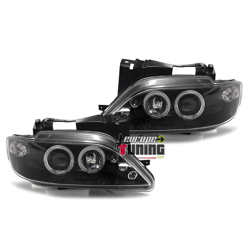 PHARES TUNING ANGEL EYES NOIRS POUR CITROEN XSARA (12117)