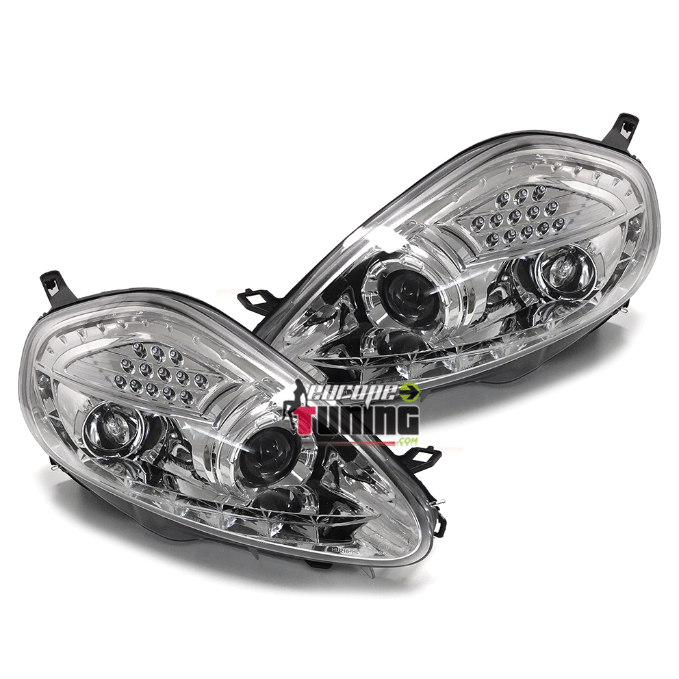 PHARES DEVIL EYES CHROM TUNING GRANDE PUNTO ELECTRIQUES (00824)
