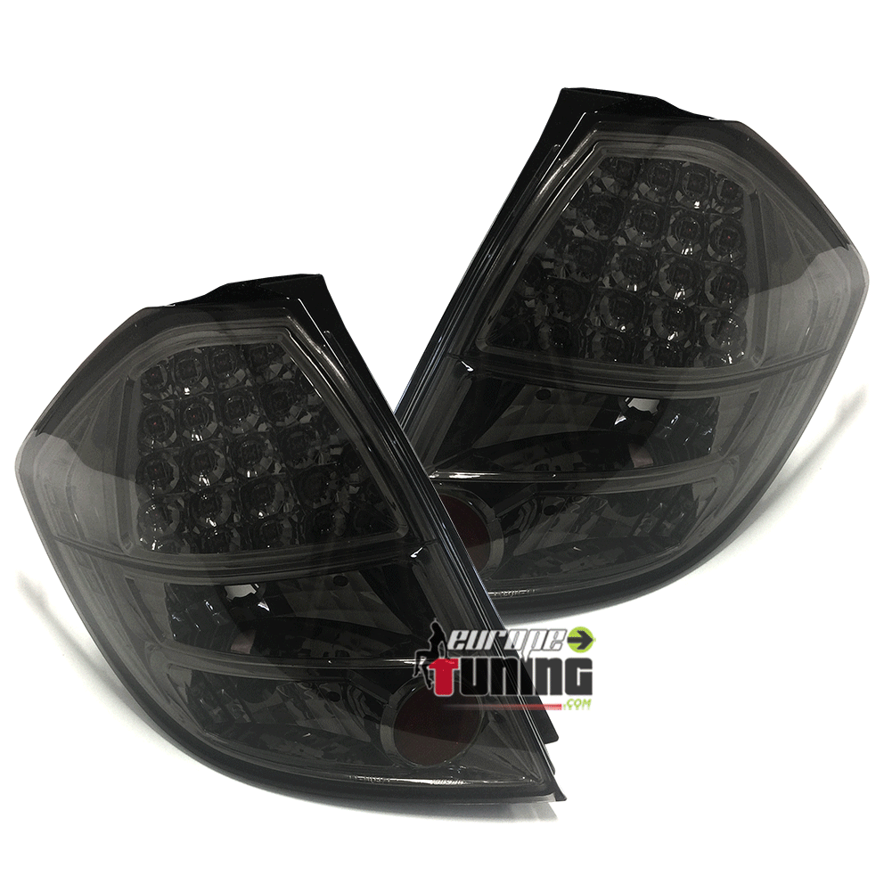 PAIRE DE FEUX LEDS NOIRS HONDA JAZZ (02327)