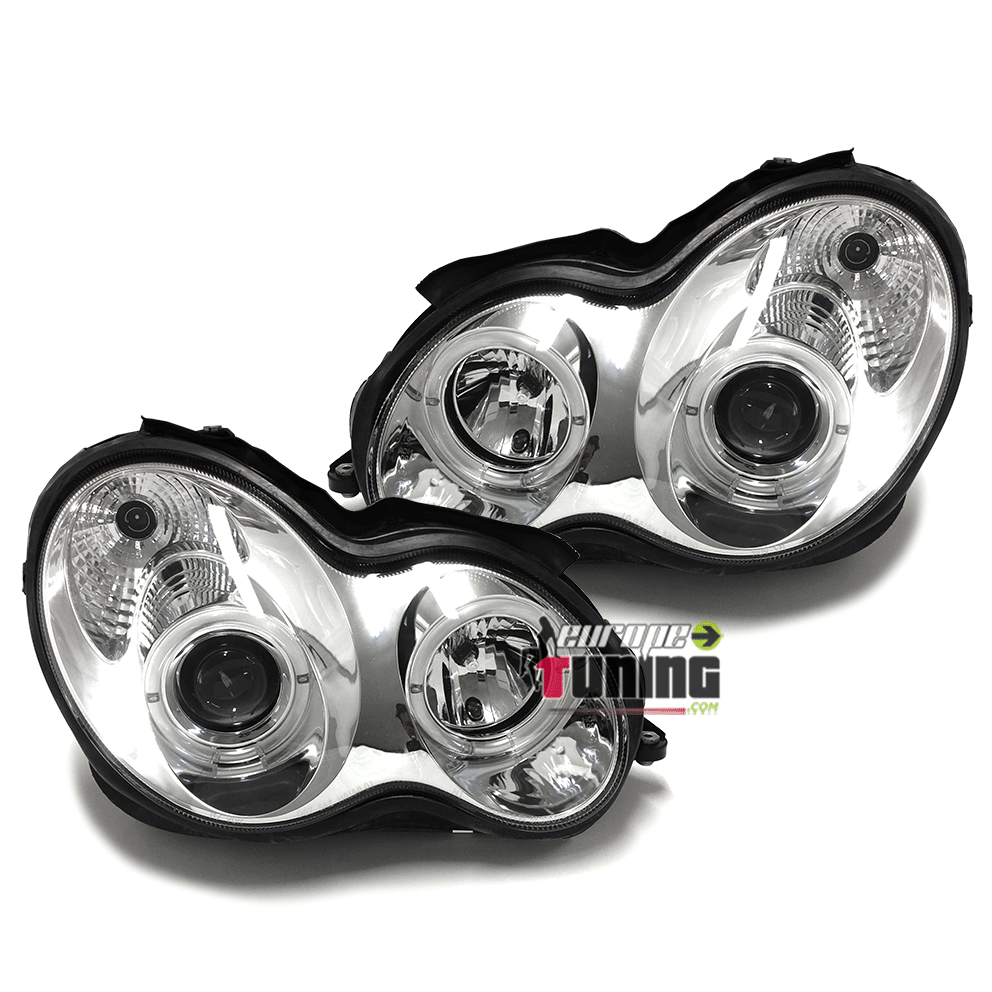 europe-tuning-phares-angel-eyes-chrom-mercedes-w203-13881