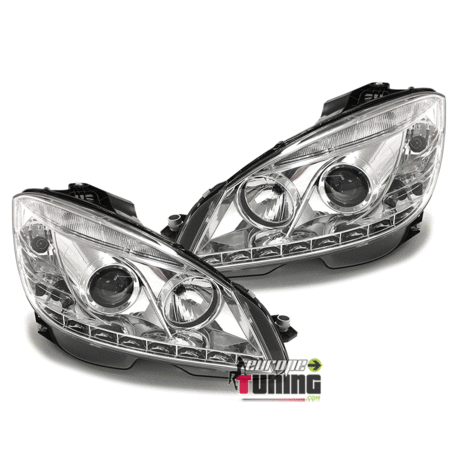 PHARES DEVIL EYES MECREDES W204  CHROM (03367)
