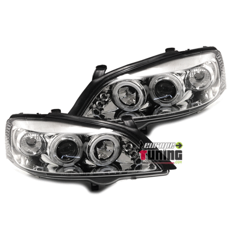 PHARES ANGEL EYES TUNING CHROM OPEL ASTRA G (11672)