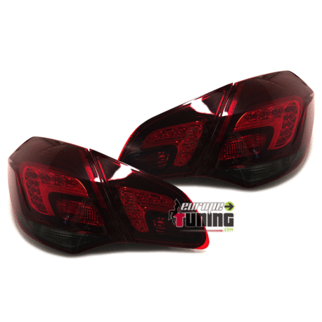 Feux arrière LED rouges fumés Opel astra j hatchback 2009-2015