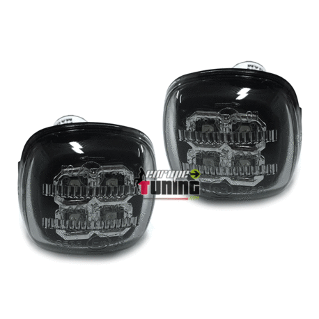 CLIGNOTANTS LATERAUX LED TUNING NOIRS POUR AUDI A3 et A4 (04064)