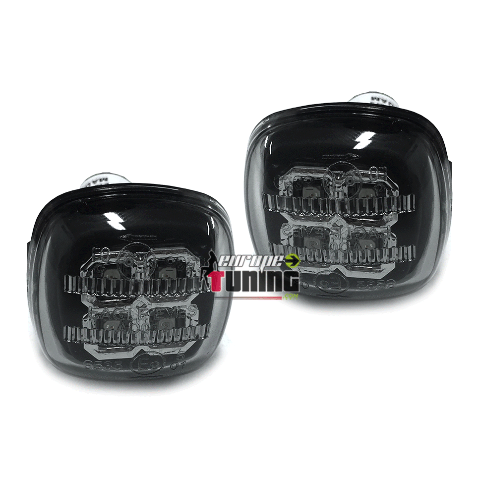CLIGNOTANTS LATERAUX LED TUNING NOIRS POUR AUDI A3 et A4 (04064)