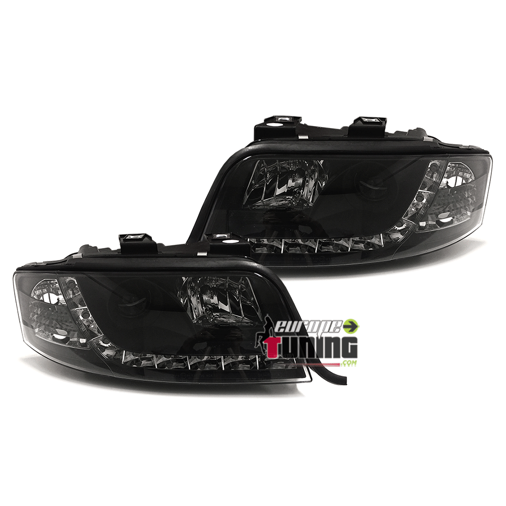PHARES DE JOUR DRL A6 NOIRS 01-04 (04077)