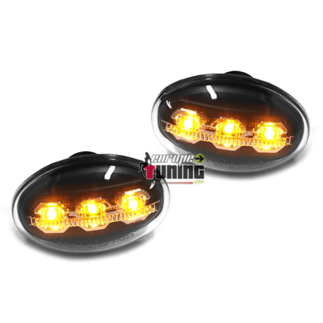 REPETITEURS LEDS NOIRS FORD FIESTA MONDEO TRANSIT (04086)