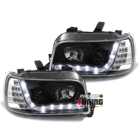 PHARES DEVIL EYES NOIRS RENAULT CLIO 1 (x13557)