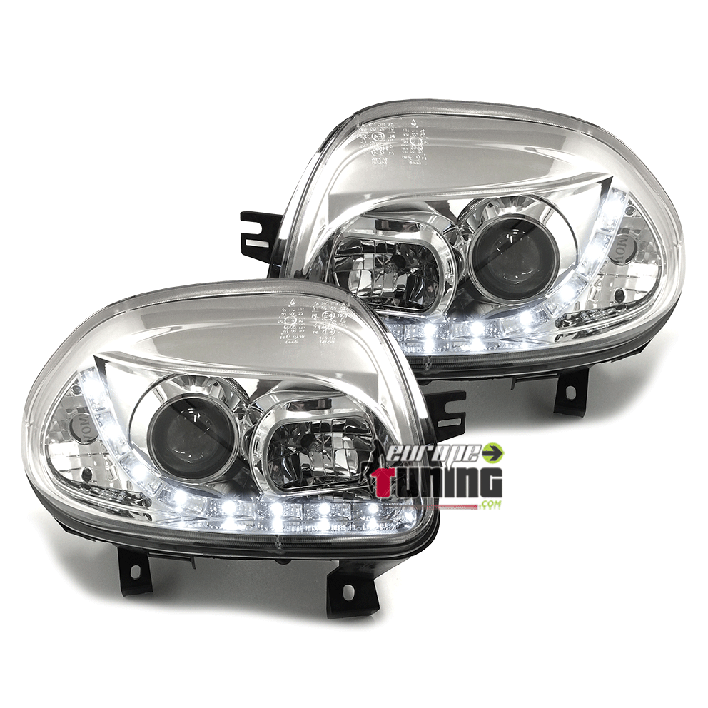 PHARES DEVIL EYES CHROM  RENAULT CLIO 2 (13637)