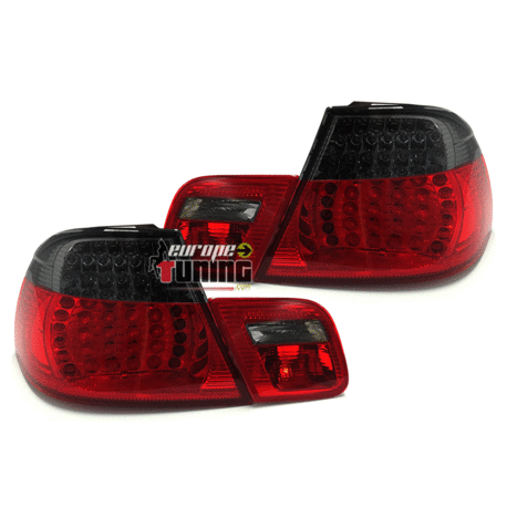 FEUX LED ROUGES FUMES BMW E46 COUPE 03-05 (04201)