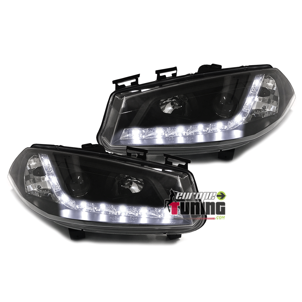 PHARES DEVIL EYES NOIRS TUNING RENAULT MEGANE II (13463)