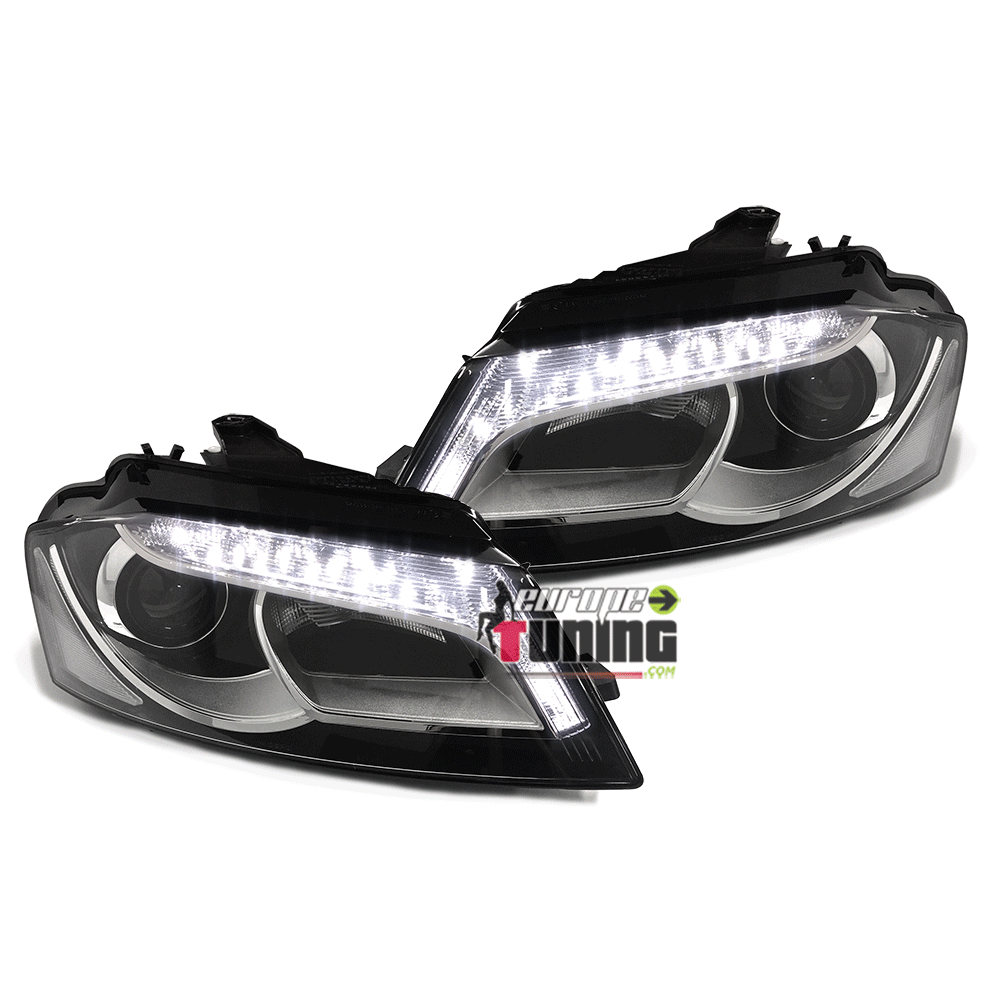 PHARES DRL DIURNES AUDI A3 08-12 NOIRS (03186)