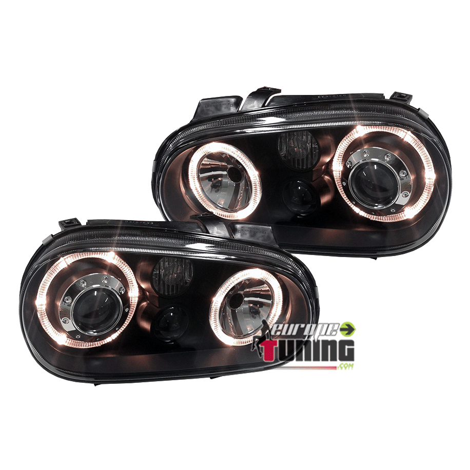 PHARES ANGEL EYES NOIRS LOOK R32 GOLF 4 (00677)