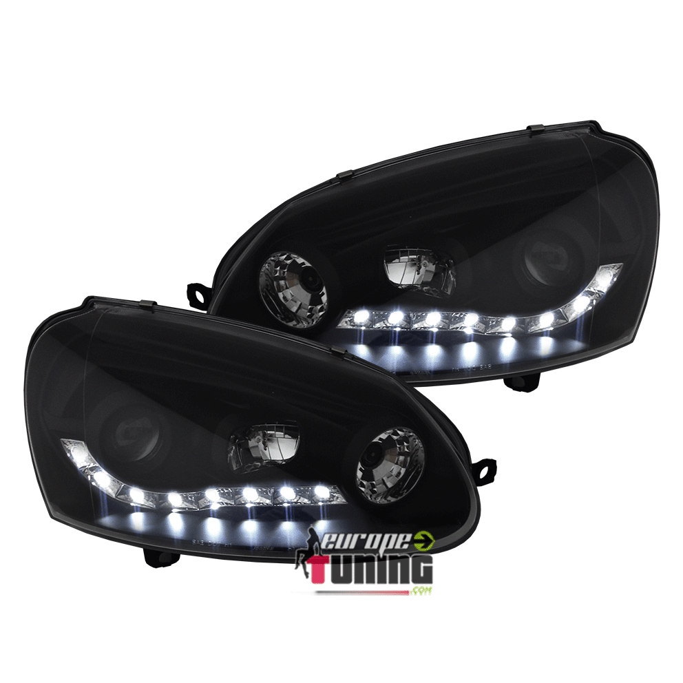 PHARES DEVIL EYES TUNING NOIRS GOLF 5 (13508)