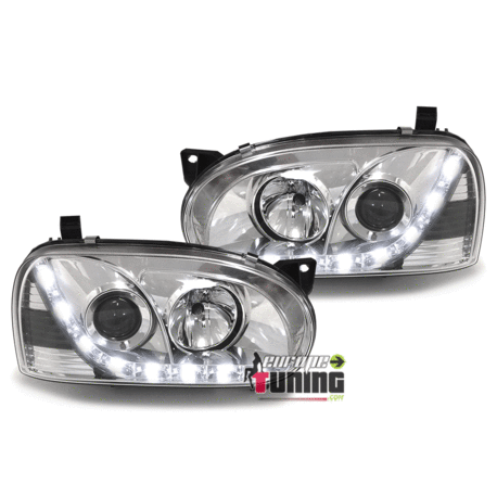 PHARES DRL DIURNES CHROM GOLF 3 (03487)