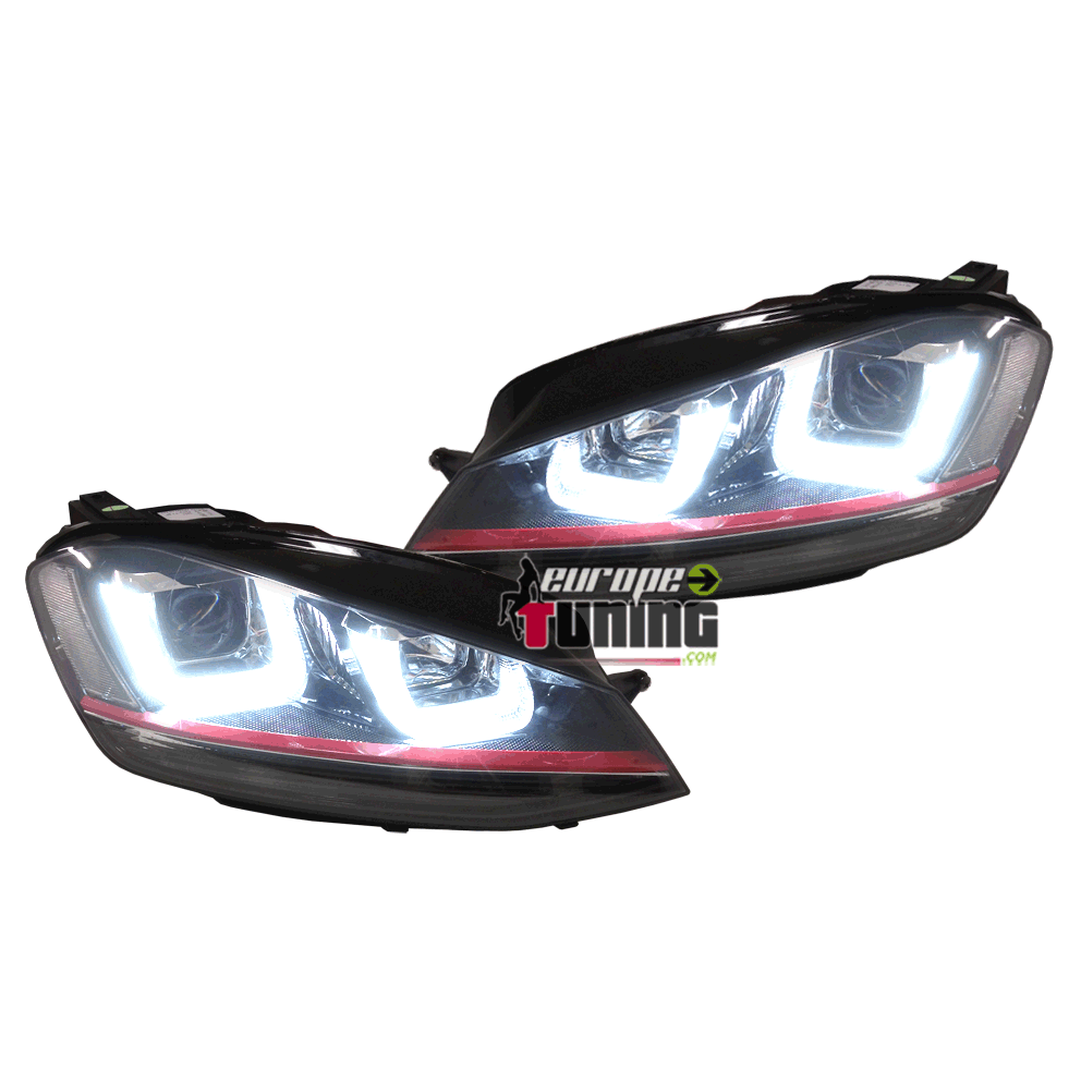 PHARES FEUX AVANTS DIURNES VOLKSWAGEN VW GOLF 7 LOOK PACK GTI (03510)