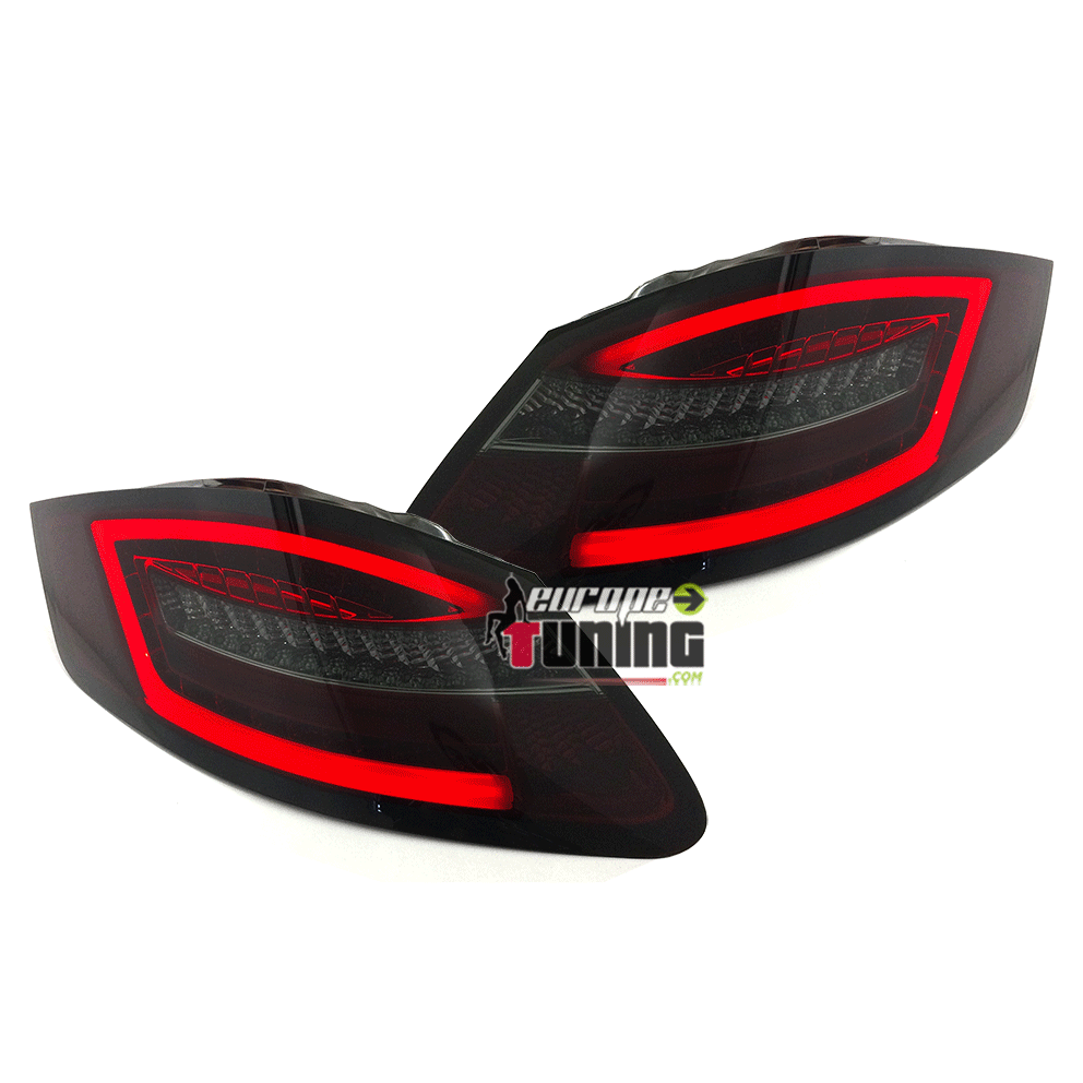 FEUX LEDS CELIS DYNAMIQUES PORSCHE BOXTER 987 04-09 ROUGES FUMES  (04475)