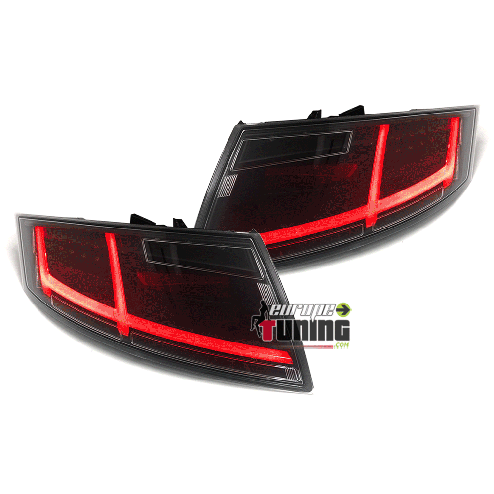 FEUX NOIRS FUMES CELIS CLIGNOTANTS LEDS DYNAMIQUES AUDI TT 8J 2006-2014 (04797)