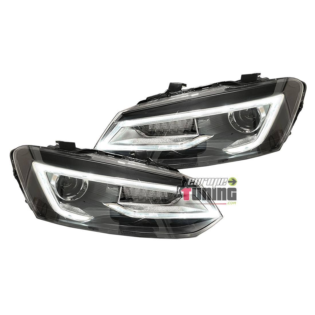 PHARES FEUX DE JOUR ET CLIGNOTANTS LED DYNAMIQUES VW VOLKSWAGEN POLO V 2009-2017 (06249)